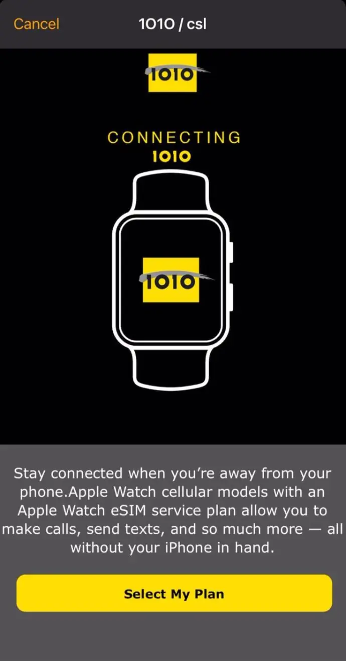 Step 1: Select My Plan